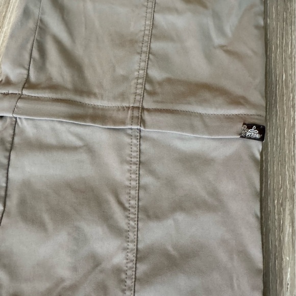 Prana Womens Green Nylon Straight Leg Outdoor Breathe Pants Zippable Size 14 - Picture 2 of 9